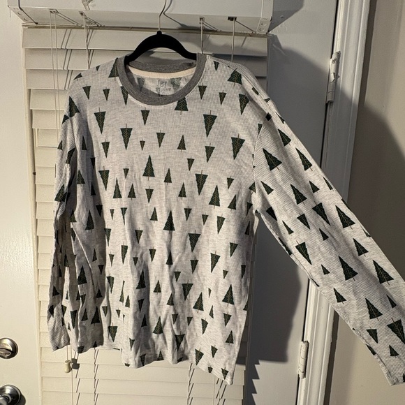 George Men's Holiday 🎄Thermal 2 Piece Pajama Set | Size L | Festive Waffle Knit - Picture 4 of 12